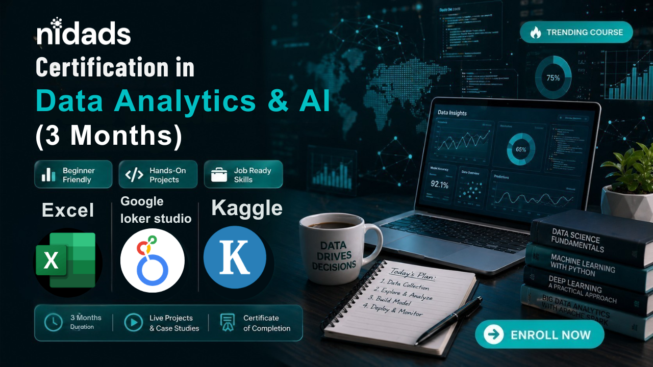 Certification in Data Analytics & AI