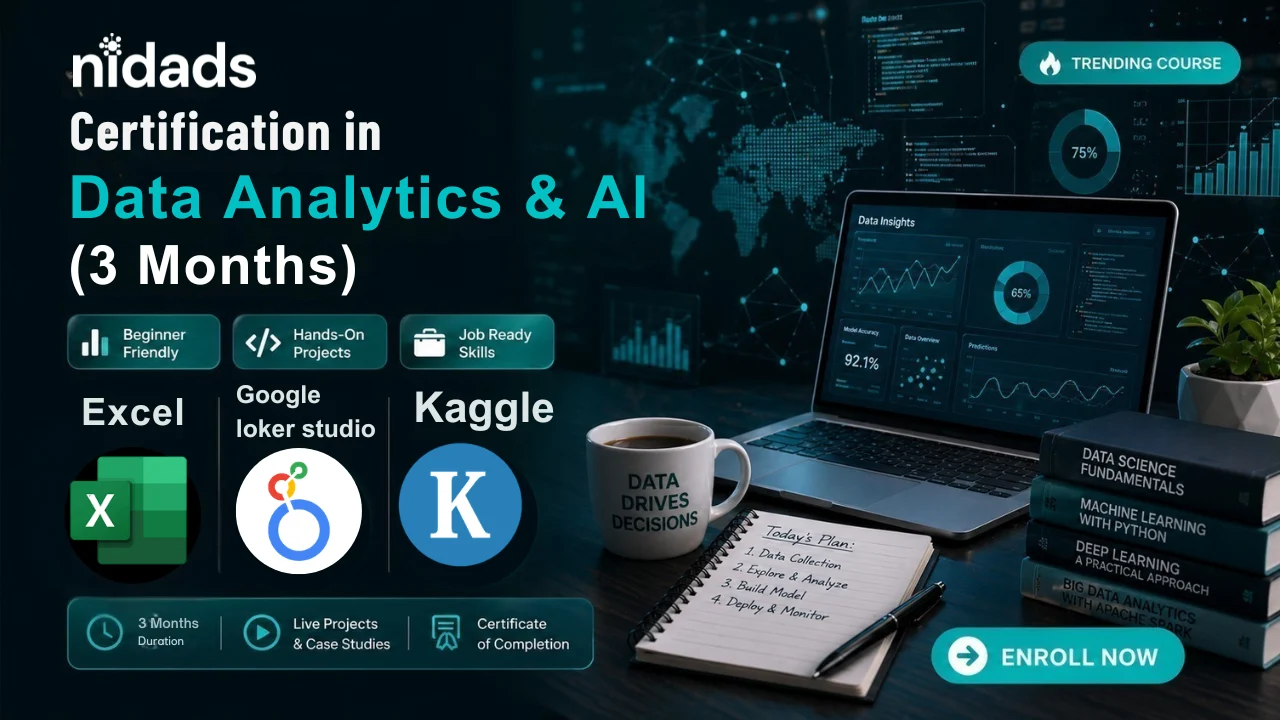 Certification in Data Analytics & AI